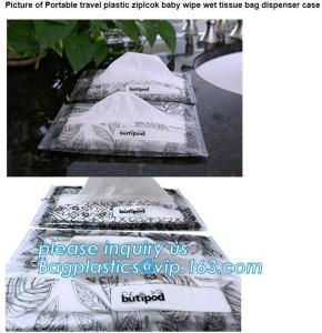 Wholesale Biodegradable BUTIPOD bag, portable travel k baby wipe wet tissue bag, dispenser case packaging, tissue packaging from china suppliers