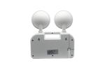 3h Duration 6W Twin Head Emergency Light AC 85-265V ABS