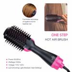Nylon CE 65W 3 In 1 Hair Dryer Comb , Hair Dryer Brush Straightener