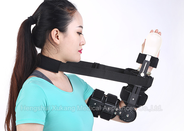 Washable M Size Elbow Support Brace , Durable Aluminum ROM Hinged Elbow Brace