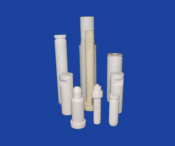 mechanical ZrO2 Shaft / Zirconia Ceramic Bar Ceramic Impeller Shaft For Pump High Precision