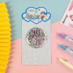 Milky PVC 3D Cartoon Stickers Sequin Kindergarten Gift Childrens Reward Stickers