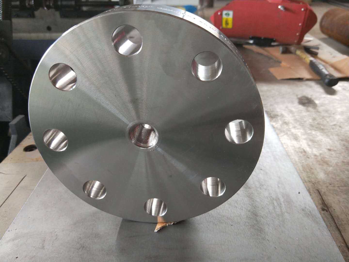 ASME B16.5 Forged Stainless Steel 316L Blind Pipe Flanges With Size 1/2" FNPT Hole
