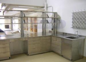 Wholesale Full Stainless Steel Lab Furniture , Custom Made School Science Lab Cabinets from china suppliers