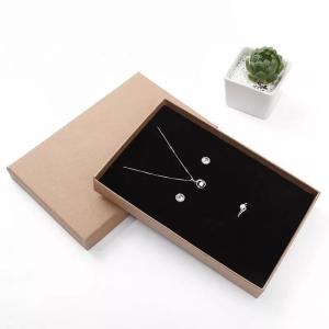 Wholesale Custom Jewelry Gift Boxes Packaging Portable Gold Stamping Paper Jewelry Boxes from china suppliers