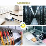 FTTH Singlemode Duplex Fiber Optic Jumper Cable Low Insertion loss