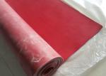 Red Natural Rubber Sheet / Gum Rubber Sheet For Truck Lining Drinking Water
