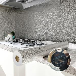 Wholesale 0.40mm Thickness Moisture-Proof Self Adhesive PVC Wallpaper Kitchen Wall Decoration from china suppliers