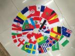 Polyester Bunting Flags Outdoor , 10*15cm Decorative International String Flags