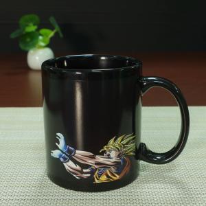 Wholesale Stocked cartoon dragon ball color changing ceramic mug magic coffee mug from china suppliers