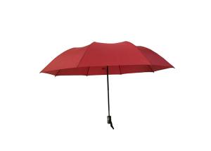 Wholesale Red Windproof Foldable Umbrella 27 Inch Strong Sturdy For Windy Weather from china suppliers