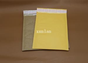 Wholesale Brown / Yellow Kraft Paper Bubble Mailers Cushioned For Mailing IC Card from china suppliers