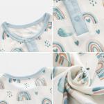 Summer Printing Bamboo Fiber Baby Rompers Sleeveless Newborn Clothes Snap