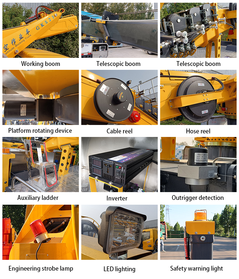 Hot Sale 23M Ladder Truck Aerial Working Platform Machine For Sale