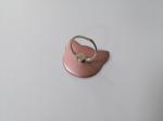 Cat Shape Rose Gold Matte Black Mobile Phone Holder Ring