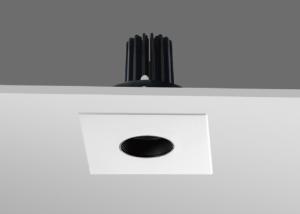 Wholesale IP44 Interior Square 10W 3000K Tiltable Aluminum LED Recessed Luminaire For Bathroom from china suppliers