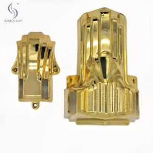 Wholesale Decent Coffin Decoration Electroplated Shiny Gold Surface Funeral Accessories 11#G from china suppliers