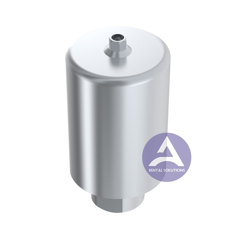 MIS C1® Dental Implant Internal Titanium Premill Blank Abutment 14mm Engaging NP / RP / WP