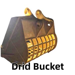 Wholesale Sieve Shaped Excavator Crusher Bucket Grid Bucket Customized from china suppliers