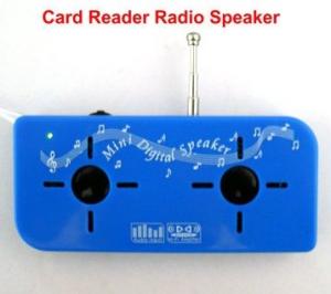 Wholesale 3.5mm jack USB rechargeable mini radio speaker from china suppliers