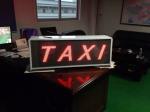 6mm Pitch Taxi LED Display Waterproof IP65 Full Color 128 x 16dot Resolution