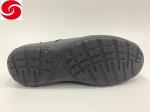 Resistance to Abrasion Less Than 50 / 3 Layer Rubber PU EVA Grain Leather Black