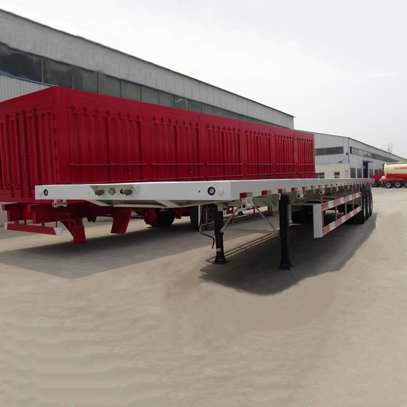 CIMC used Heavy Loading Capacity 40 60 80 100 Ton 3 Axle 4 Axle 40ft 45ft Container Flatbed Semi Trailer To Africa