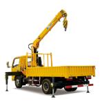 4 Ton Dongfeng Cargo Pickup Lorry Crane With 360 Degree Rotation And Hydraulic