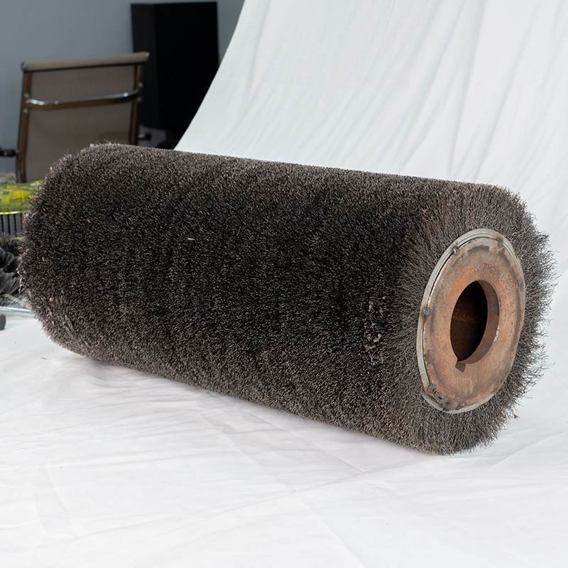 Industrial Rotary Cleaning Brush For Machine Polishing Rolling Mills Coil Treatment