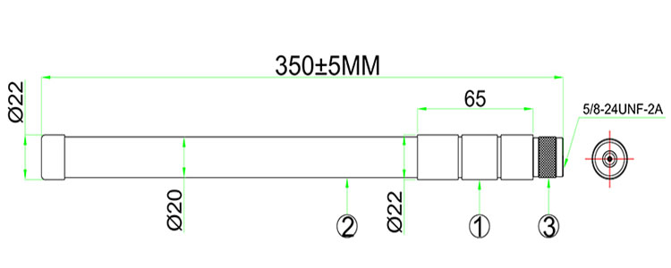 4G LTE 960MHz Fiberglass Omni Antenna