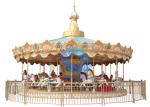 Modern Theme Park Carousel 4.8m Height Kids Outdoor Merry Go Round With Cover