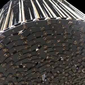 Wholesale bend edge Fulcrum Rod Metal Chain Conveyor Belt 304 Loading Conveyor from china suppliers