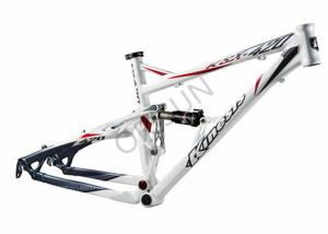 Wholesale 26er XC Full Suspension Bike Frame Custom Made Disc Brake 2676 Grams from china suppliers