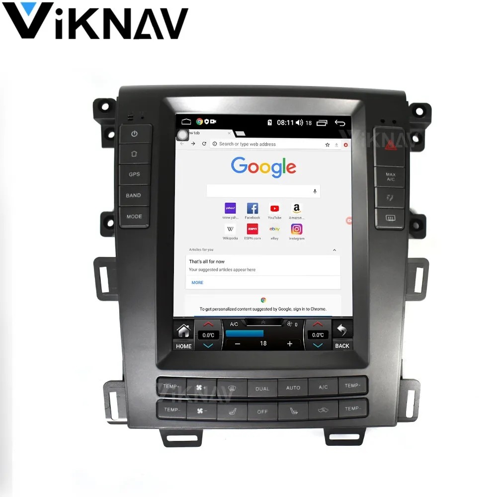 For 2013 Ford Edg 10.4 Inch 8 Core LCD screen Stereo Android GPS Navigation Multimedia Player Wireless Carplay BT 4G