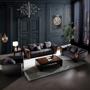 Wholesale Matted 0.75m Comfy Modular Sectional Couch , Surrey Classic Chesterfield Velvet Sectional Sofa from china suppliers