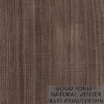 Grain Crotch Natural Wood Veneer Sheets Quarter Cut American Walnut