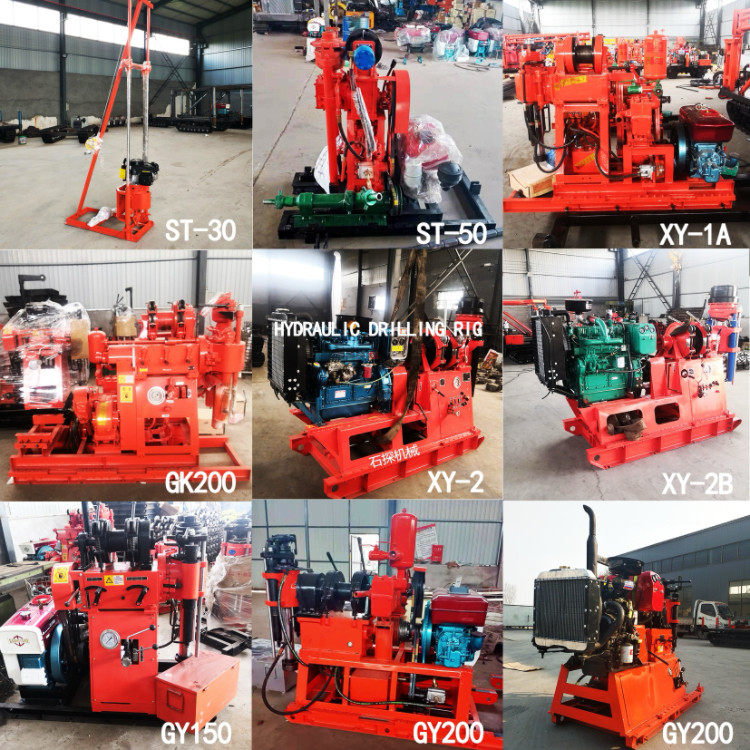 Powerful 180 Meters Geological Drilling Rig With Drilling Speed 6-9 Meters Per Hour