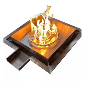 Wholesale Outdoor Smokeless Remote Ignition Stainless Steel Gas Fire Water Pool Fountain from china suppliers