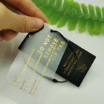 Wholesale Cloth Tag Gold Foil Printing Tag For Garment Jeans Customized Coated