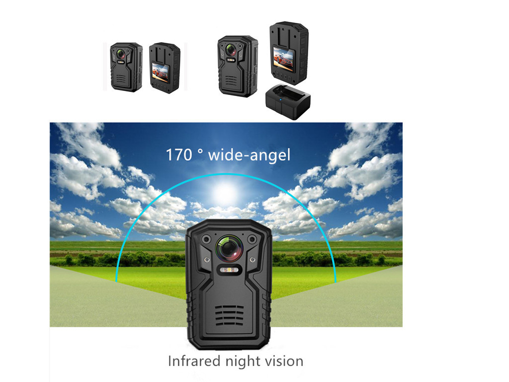 Ambarella A12 Chipset Body Camera 5000mAh IR Night Version WIFI Video Camera