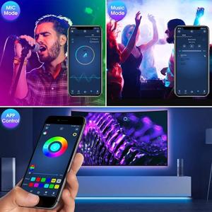 Wholesale Outdoor 12V RGB Waterproof Flexible LED Strip 5M Smart Wifi Atmosphere Type from china suppliers
