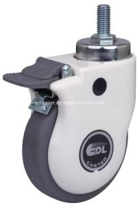 Wholesale 4inch 60kg Threaded Brake TPE Medical Caster E3744-57 Customized for Your Requirements from china suppliers
