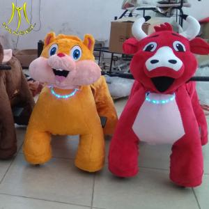Wholesale Hansel outdoor playground coin operated animal walking dinosaur toy ride on pony from china suppliers