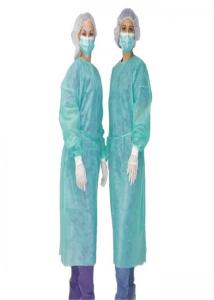 Wholesale Waterproof Medical Isolation Gowns With PE Coating Non Woven Material from china suppliers
