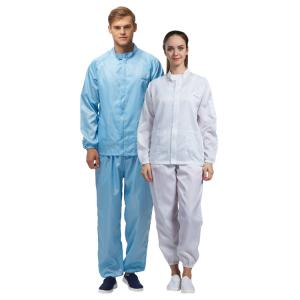 Wholesale Reusable Work Food Industry Suit Safety Cleanroom Esd Antistatic Clothing from china suppliers