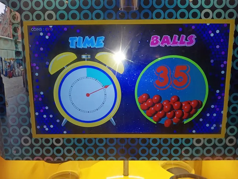 Quik Drop Arcade Ticket Game, Ball Drop Lottery Redemption Game Machine For Sale