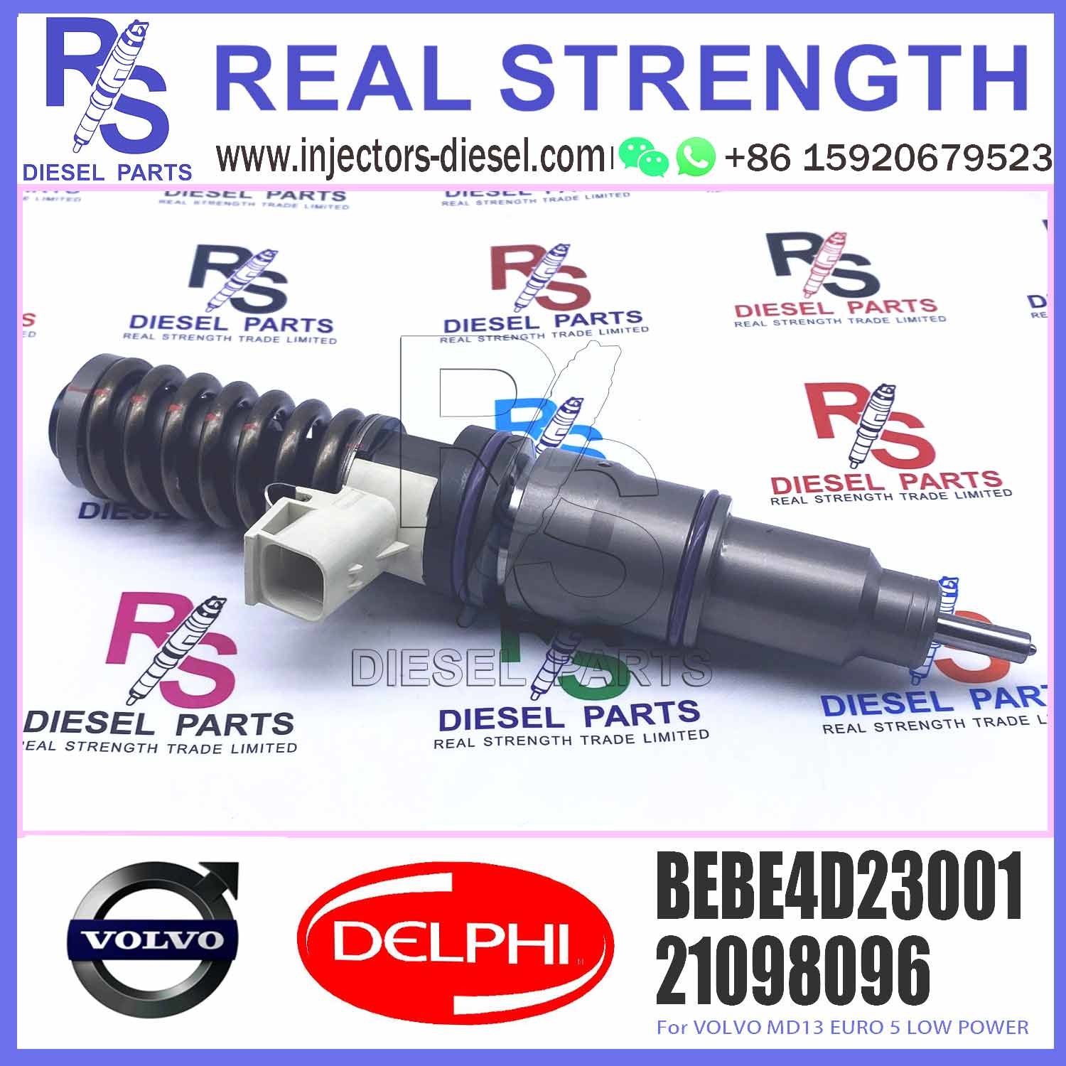 Diesel Fuel Common Rail Injector 21098096 BEBE4D23001 For E3.18 E3.0 E3.1 New Technology