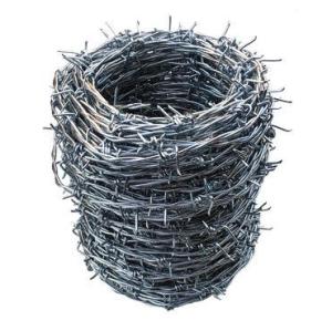Wholesale 14 Gauge Barbed Wire Fencing For Protective Construction 15mm-30mm from china suppliers