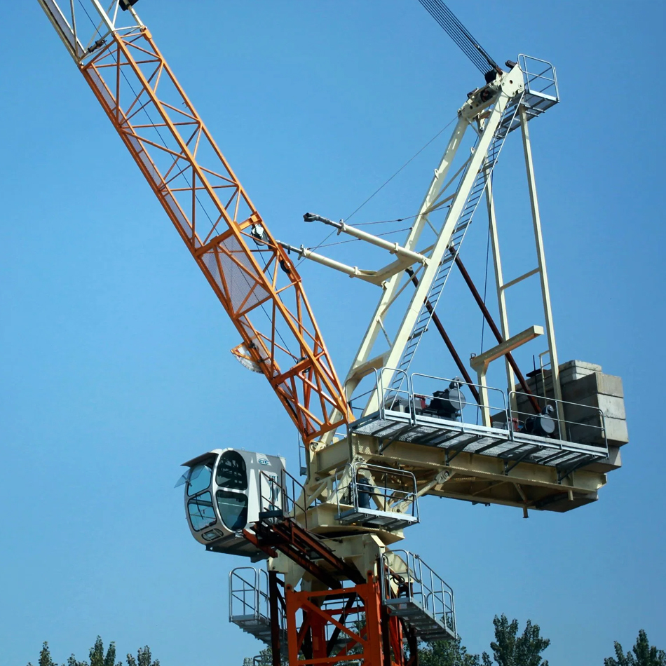 Energy Mining Syt80 T6012-6 6 Ton 8 Ton Flat-Top Tower Crane With Long Working Radius
