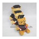 customed logo plush teddy college graduation bears gift